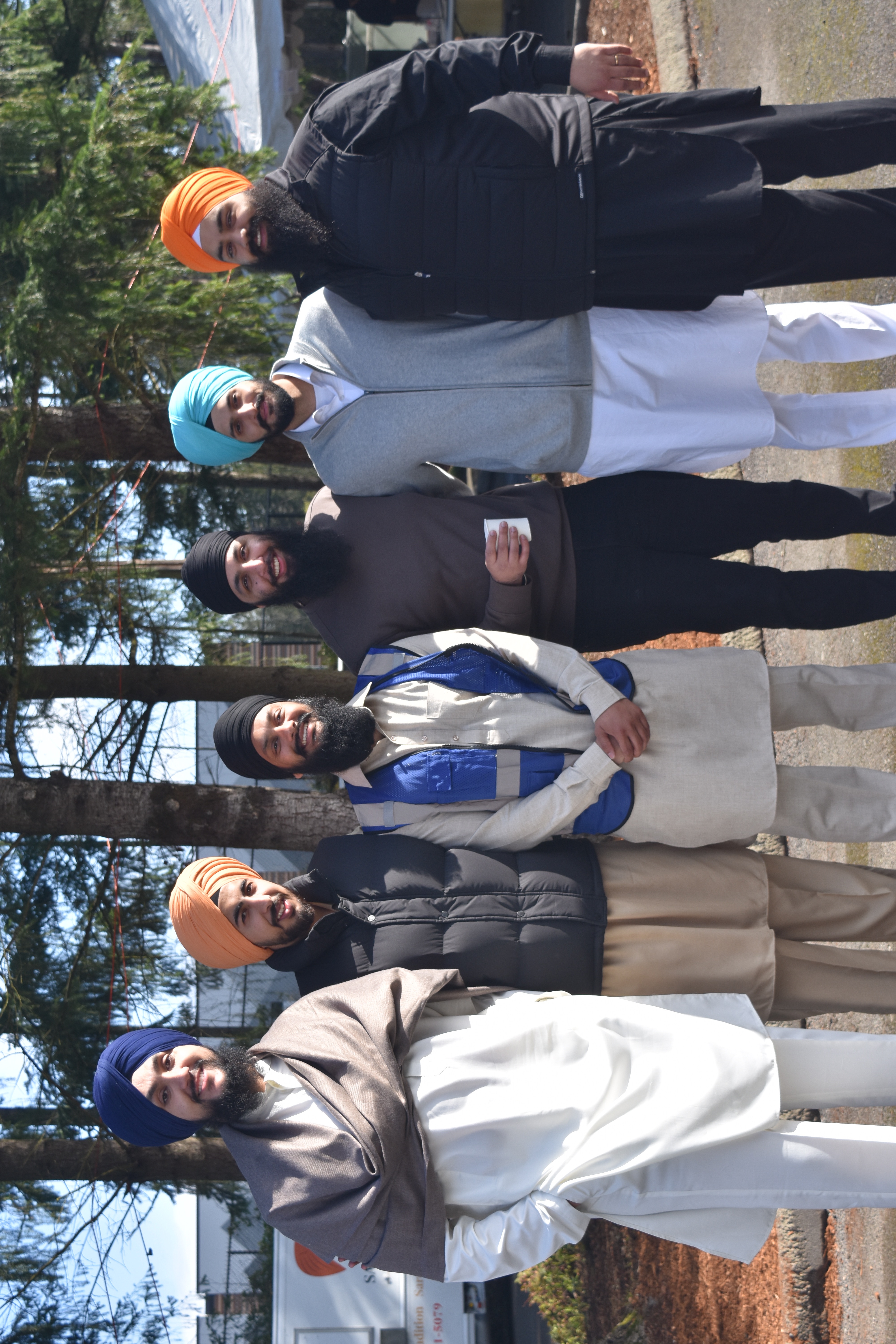Sikh community members gathered at a Khalsa Gurmat Center event